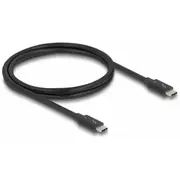 Delock Thunderbolt 4 Kabel 40 Gbps Pd 3.1 240 W 1 m Black  81249 4043619812493