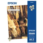 Epson Matte Paper Heavy Weight, Din A4, 167G/Mâ², 50 Sheets  C13S041256 010343818439