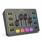 Fifine Sc3 audio mixer Black  4820216972474