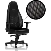Fotel Noblechairs Icon z prawdziwej skóry - Black Gagc-090  Nbl-Icn-Rl-Bla 4251442501105