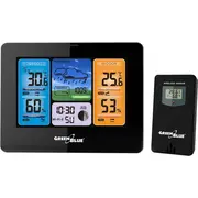 Greenblue Weather Station Wifi Station, Tuya Compatible, Outdoor Sensor, Calendar, Forecast, Barometer, Gb215  5902211124207