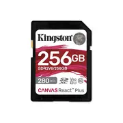 Kingston Sdxc 256Gb Canvas React Plus Uhs-Ii 280R/100W U3 V60  Sdr2V6/256Gb 0740617340594