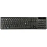 Klawiatura Targus Ecosmart klawiatura full size antimicrobial bezprzewodowa Bluetooth 5.0 2.4 Ghz Azerty francuski Black  Akb873Fr 5063194001418