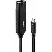 Kabel Usb Lindy Usb-C - 5 m Black 43405  4002888434058