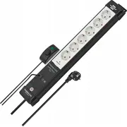 Listwa zasilająca Brennenstuhl Premium-Line 6 gniazd 3 m biało-czarna 1951560102  4007123679102