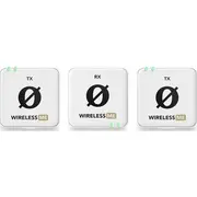 Røde Wireless Me Dual White - compact wireless microphone system with two transmitters for two-channel recording  Wimedualw 698813014743 Misrdemik0073