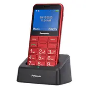 Panasonic  Kx-Tu155Exbn Red 2.4 Tft-Lcd microSD/microSDHC Mb Bluetooth Usb version micro Built-In camera Main resolution 0.3 Mp Kx-Tu155Exrn 5025232915330