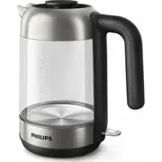 Philips 5000 series Hd9339/80 electric kettle 1.7 L 2200 W Black, Stainless steel, Transparent  8710103940302 Agdm-Czaj-Phi-080