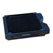 Alphacool Phobya R27-S140 Radiator, 140 mm 18 Fpi, miedziane żebra, 2X złącza G1/4-Calowe  Black 4049469346386