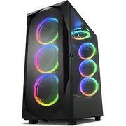 Sharkoon Rev300 Atx/E-Atx 2Xglas Black  4044951032129