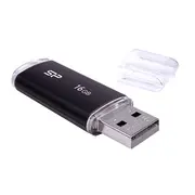 Silicon Power  Ultima U02 16 Gb Usb 2.0 Black Sp016Gbuf2U02V1K 4712702646412