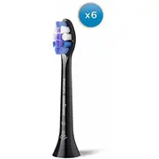 Końcówka Philips Sonicare S2 Sensitive końcówka do szczoteczki 6 gab Black Hx6056/88 8720689043731 
