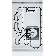 Stealkey Customs Lian Li O11D Mini Front Mk2 D5  Distroplate - Acryl weiß Sw10011.1 4260754980003
