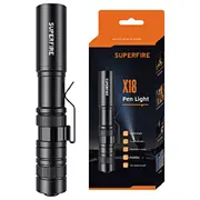 Superfire X18 flashlight, 55 lm, 5 W, modes, 38 m  6975515771216 046656