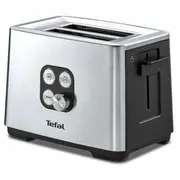 Tefal Equinox Tt420D 7 2 slices Black, Stainless steel  Tt420D30 3016661148187 Agdteftos0013