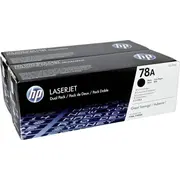 Hp 78A original Laserjet Toner cartridge Ce278Ad black standard capacity 2.100 pages 2-Pack  0886111730506