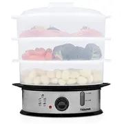 Tristar Food Steamer Vs-3914 Silver, 1200 W, Capacity 11 L, Number of baskets 3  8713016065728
