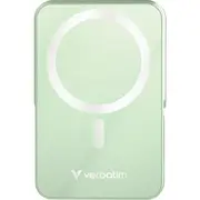 Verbatim Charge N Go Magnetic Wireless Powerbank with Stand 10000Mah Usb-C Pd 3.0 Green  32259 0023942322597