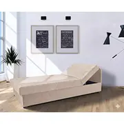 Dīvāns Dziedzic Standard Dziļums 80 cm, Guļamvietas platums Platums 203 Augstums 58 garums 200 Pildījums Bonell atsperes  augstas kvalitātes putas Porolons, Apdare audums, Dīvāna tips taisni dīvāni, Ar veļas kasti 1, Auduma numurs Castel 03, Krāsa ga