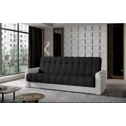 Dīvāns Garett standard Dziļums 85 cm, Guļamvietas platums 115 Platums 210 Augstums 90 Sēdvietas augstums 45 dziļums 55 garums 190 Pildījums Bonell atsperes  putas Porolons, Apdare audums eko āda, Dīvāna tips taisni dīvāni, Ar veļas ka