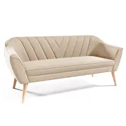 Dīvāns Sofa Flora 206 standard Dziļums 71 cm, Platums 185 Augstums 75 Sēdvietas augstums 40 dziļums 52 Pildījums Falista  augstas kvalitātes putas Porolons, Apdare audums, Dīvāna tips taisni dīvāni, Auduma numurs Velluto 02, Kājiņu krāsa dabīgs, Krāsa gai