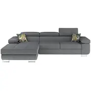 Dīvāns Armando Guļamvietas platums 123 cm, Platums 289 Krāsa Bēšs, Augstums 85 garums 210 Apdare Cover 83, Jungle 37, Kājiņu krāsa Metāls