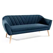 Dīvāns Sofa Flora 206 standard Dziļums 71 cm, Platums 185 Augstums 75 Sēdvietas augstums 40 dziļums 52 Pildījums Falista  augstas kvalitātes putas Porolons, Apdare audums, Dīvāna tips taisni dīvāni, Auduma numurs Velluto 11, Kājiņu krāsa dabīgs, Krāsa zil