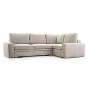 Dīvāns Toledo Onega Standard Dziļums 196 cm, Guļamvietas platums 150 Platums 296 Izvēlieties stūra novietojumu Pa labi, Augstums 94 Sēdvietas augstums 49 dziļums 56 garums 256 Pildījums Falista  augstas kvalitātes putas Porolons, Apdare