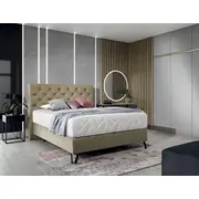 Gulta Cortina Guļamvietas platums 140 cm, Krāsa Gaiši brūna, garums 200 Apdare Nube 20, Platums 158 Garums 215 Augstums 130 cm