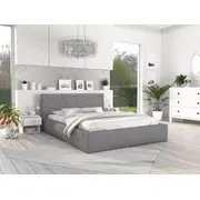 Gulta Georgia Premium Standard ar stelāžu Guļamvietas platums 180 cm, garums 200 stelāžas tips metāla, Platums 193 Garums 212 Augstums 86.5 Apdares materiāls audums, Ar veļas kasti 1, no grīdas līdz matracim Min 30 resti Auduma nosaukum
