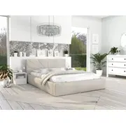 Gulta Georgia Premium Standard ar stelāžu Guļamvietas platums 90 cm, garums 200 stelāžas tips metāla, Platums 103 Garums 212 Augstums 86.5 Apdares materiāls audums, Ar veļas kasti 1, no grīdas līdz matracim Min 30 resti Auduma nosaukums