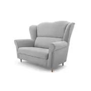 Dīvāns Loft 2 Classic Standard Dziļums 83 cm, Platums 144 Augstums 104 Sēdvietas augstums 43 dziļums 45 Pildījums Falista  augstas kvalitātes putas Porolons, Apdare audums, Dīvāna tips taisni dīvāni, Auduma numurs Avra 16, Krāsa gaiši pelēks