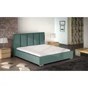 Gulta Vanessa Basic Standard ar stelāžu Guļamvietas platums 80 cm, garums 200 stelāžas tips Easypack, Platums 98 Garums 223 Augstums 106 Apdares materiāls audums, Ar resti 1, Auduma nosaukums Fresh 10, Krāsa jūraszaļš