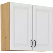 Virtuves skapis Stilo Artisan 80 G 2F Augstums 71.5, Dziļums 31, Korpusa krāsa ozols artisan, Platums 80, Elementu balts, Ar durtiņam 1, Virsma Matēts, Materiāls  Mdf melamīns