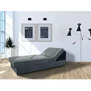 Dīvāns Dziedzic Standard Dziļums 120 cm, Guļamvietas platums Platums 203 Augstums 58 garums 200 Pildījums Bonell atsperes  augstas kvalitātes putas Porolons, Apdare audums, Dīvāna tips taisni dīvāni, Ar veļas kasti 1, Auduma numurs Dot 95, Krāsa tum