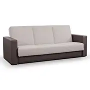 Dīvāns Kwadrat 3S Standard Dziļums 88 cm, Guļamvietas platums 115 Platums 222 Augstums 89 garums 186 Pildījums Bonell  poliuretāna putas Porolons, Apdare audums eko āda, Dīvāna tips taisni dīvāni, Ar veļas kasti 1, izvelkamie Auduma numurs Kreta 05