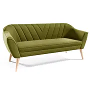 Dīvāns Sofa Flora 206 standard Dziļums 71 cm, Platums 185 Augstums 75 Sēdvietas augstums 40 dziļums 52 Pildījums Falista  augstas kvalitātes putas Porolons, Apdare audums, Dīvāna tips taisni dīvāni, Auduma numurs Velluto 09, Kājiņu krāsa dabīgs, Krāsa olī