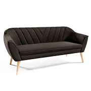 Dīvāns Sofa Flora 206 standard Dziļums 71 cm, Platums 185 Augstums 75 Sēdvietas augstums 40 dziļums 52 Pildījums Falista  augstas kvalitātes putas Porolons, Apdare audums, Dīvāna tips taisni dīvāni, Auduma numurs Velluto 06, Kājiņu krāsa dabīgs, Krāsa tum
