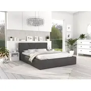 Gulta Georgia Premium Standard ar stelāžu Guļamvietas platums 120 cm, garums 200 stelāžas tips metāla, Platums 133 Garums 212 Augstums 86.5 Apdares materiāls audums, Ar veļas kasti 1, no grīdas līdz matracim Min 30 resti Auduma nosaukum