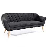 Dīvāns Sofa Flora 206 standard Dziļums 71 cm, Platums 185 Augstums 75 Sēdvietas augstums 40 dziļums 52 Pildījums Falista  augstas kvalitātes putas Porolons, Apdare audums, Dīvāna tips taisni dīvāni, Auduma numurs Velluto 19, Kājiņu krāsa dabīgs, Krāsa gra