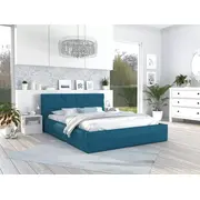 Gulta Georgia Premium Standard ar stelāžu Guļamvietas platums 180 cm, garums 200 stelāžas tips metāla, Platums 193 Garums 212 Augstums 86.5 Apdares materiāls audums, Ar veļas kasti 1, no grīdas līdz matracim Min 30 resti Auduma nosaukum
