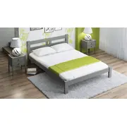 Gulta Nikola ar stelāžu Guļamvietas platums 120 cm, garums 200 Platums 130 Garums 208 Augstums 71 no grīdas līdz matracim Min 31 Ar resti 1, Virsma matēta, Izgatavošanas materiāls dabīgs koks Priede, Krāsa pelēks