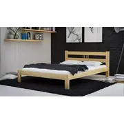 Gulta Nikola ar stelāžu Guļamvietas platums 120 cm, garums 200 Platums 130 Garums 208 Augstums 71 no grīdas līdz matracim Min 31 Ar resti 1, Virsma matēta, Izgatavošanas materiāls dabīgs koks Priede, Krāsa priede