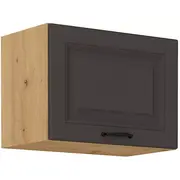 Virtuves skapis Stilo Artisan Gu-36 1F Augstums 36, Dziļums 31, Korpusa krāsa ozols artisan, Platums 50, Elementu grafīts, Ar durtiņam 1, Virsma Matēts, Materiāls  Mdf melamīns