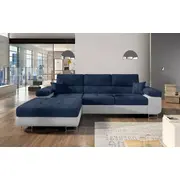 Dīvāns Armando Lux Standard Dziļums 205 cm, Guļamvietas platums 125 Platums 280 Izvēlieties stūra novietojumu Pa labi, Augstums 90 Sēdvietas augstums 43 dziļums 60 garums 198 Pildījums Wave spring atsperes  putas Porolons, Apdare audums
