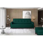 Dīvāns Selene Walnut standard Dziļums 87 cm, Guļamvietas platums 110 Platums 216 Augstums 93 Sēdvietas augstums 41 dziļums 55 garums 195 Pildījums Wave spring atsperes  putas Porolons, Apdare audums, Dīvāna tips taisni dīvāni, Ar veļas