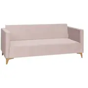 Dīvāns Szafir 3S Standard Dziļums 82 cm, Platums 176 Augstums 74 Sēdvietas augstums 36 dziļums 54 Pildījums Hr putas, Apdare audums, Dīvāna tips taisni dīvāni, Auduma numurs Solo 251, Kājiņu krāsa ozols, Krāsa bēšs