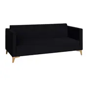 Dīvāns Szafir 3S Standard Dziļums 82 cm, Platums 176 Augstums 74 Sēdvietas augstums 36 dziļums 54 Pildījums Hr putas, Apdare audums, Dīvāna tips taisni dīvāni, Auduma numurs Vogue 18, Kājiņu krāsa ozols, Krāsa melna