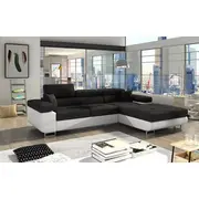 Dīvāns Armando Lux Standard Dziļums 205 cm, Guļamvietas platums 125 Platums 280 Izvēlieties stūra novietojumu Pa labi, Augstums 90 Sēdvietas augstums 43 dziļums 60 garums 198 Pildījums Wave spring atsperes  putas Porolons, Apdare audums