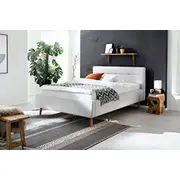 Gulta Lotte Premium Standard ar stelāžu Guļamvietas platums 140 cm, garums 200 stelāžas tips koka, Platums 161 Garums 222 Augstums 105 Apdares materiāls audums, Ar veļas kasti 1, no grīdas līdz matracim Min 50 resti Auduma nosaukums Me